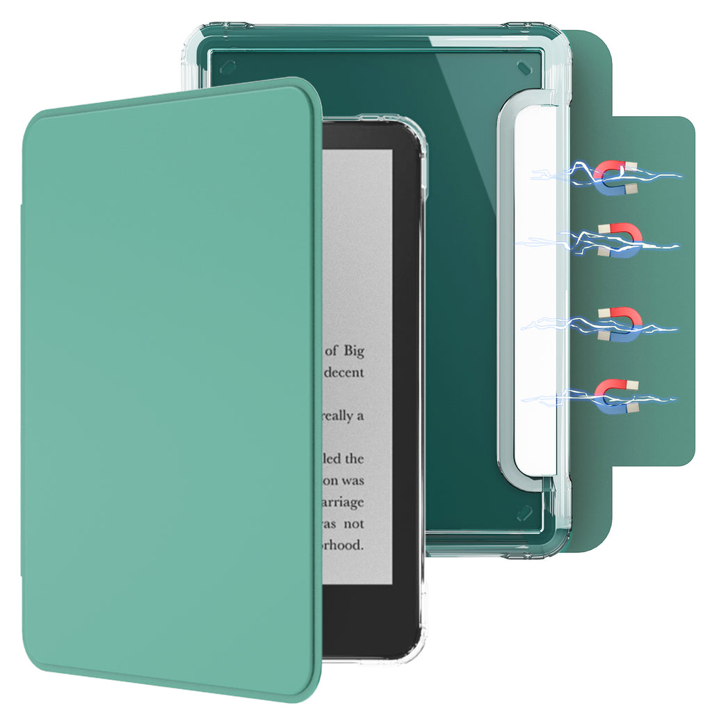 Detachable Magnetic Case for All-New 7" Kindle Paperwhite 12th Generation 2024 & Kindle Colorsoft 2024/2025,Ultra Clear Back Scratch-Proof Light & Shell Cover with Auto Wake/Sleep