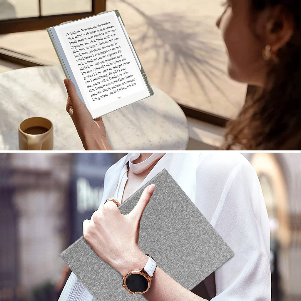 Case for Remarkable 2 Paper Tablet 10.3" 2020 Released, Lightweight and Hard Back Shell Protective Book Folio Cover with Built-in Pen Holder