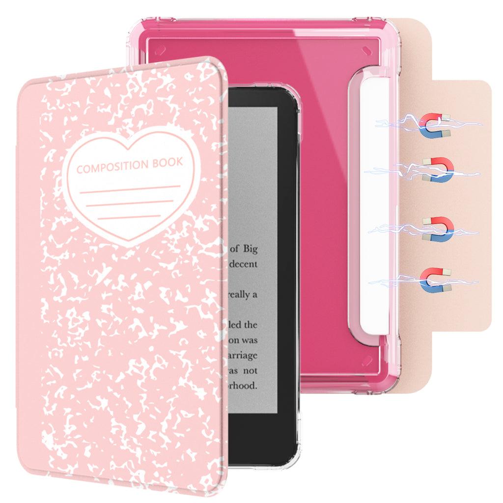 Detachable Magnetic Case for All-New 7" Kindle Paperwhite 12th Generation 2024 & Kindle Colorsoft 2024/2025,Ultra Clear Back Scratch-Proof Light & Shell Cover with Auto Wake/Sleep