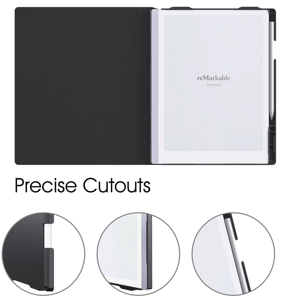 Case for Remarkable 2 Paper Tablet 10.3" 2020 Released, Lightweight and Hard Back Shell Protective Book Folio Cover with Built-in Pen Holder