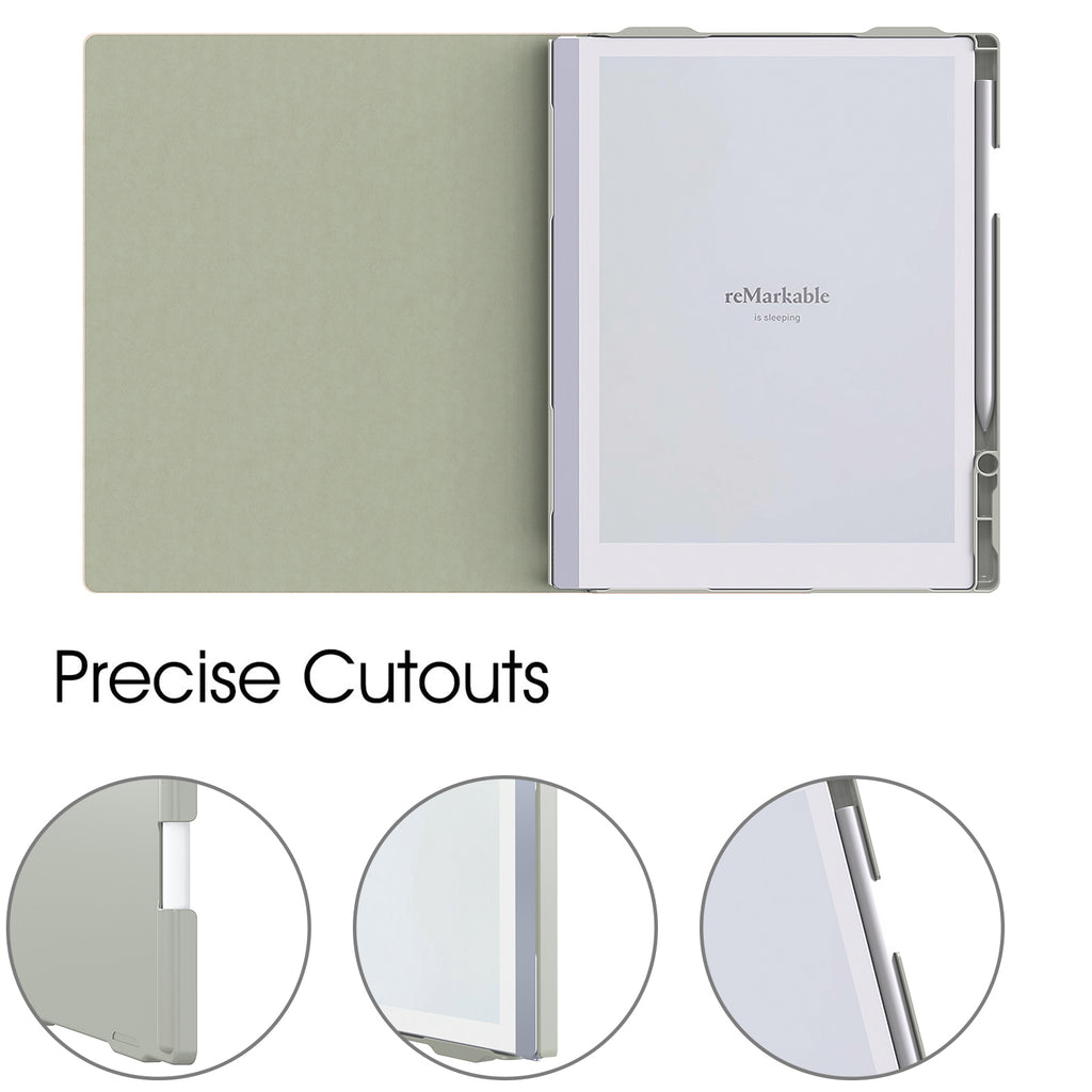 Case for Remarkable 2 Paper Tablet 10.3" 2020 Released, Lightweight and Hard Back Shell Protective Book Folio Cover with Built-in Pen Holder